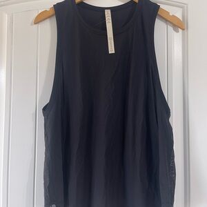Lululemon black open back tank